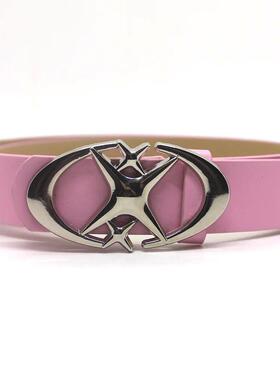 Punk Moon Star Buckle Belt Design Cross Metal Vintage Gothic