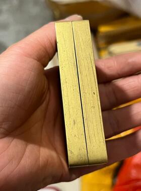 厂家 黄铜仿古做旧镇尺镇纸书法大号压尺 铜工艺品摆件老物件