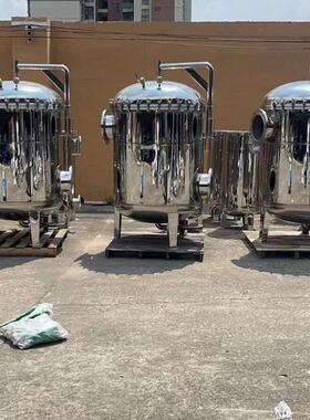 袋式过滤器法兰304不锈钢保安泥沙布袋水油分离工业精密细致