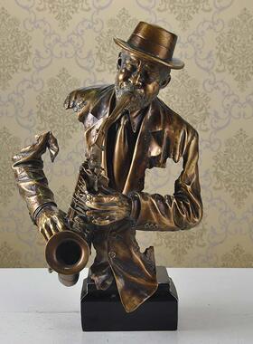 象几何物头AGS人像像家居书房展示柜客厅摆件现代艺抽术装饰品雕