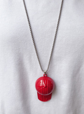 创意恶搞绿帽子项链男女潮兄弟闺蜜生日礼物小众搞笑嘻哈长款吊坠