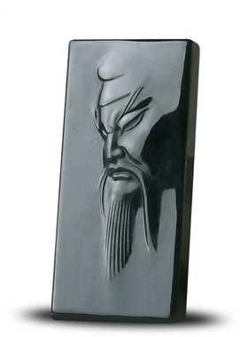 无事挂件关羽坠厂家直销和田玉款青玉玉石男玉器牌吊关公霸气