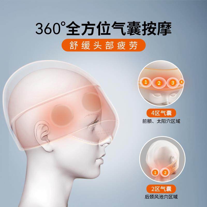 正品头按部器眼部热节敷助眠神器头疼经络摩疏通头皮按摩仪帽生日,淘宝优惠券,粉丝福利购,淘宝优惠卷