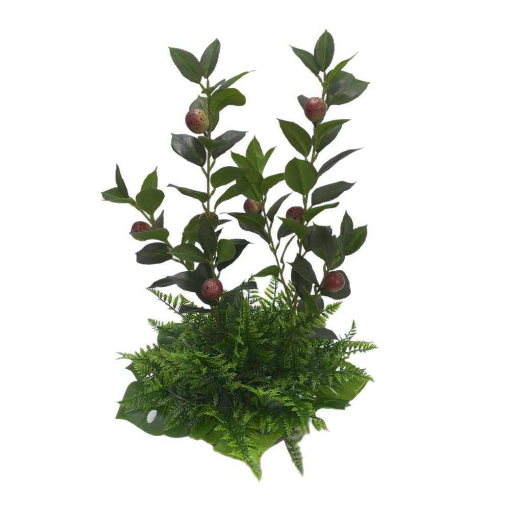 绿色植物家居卧室客厅装饰人造植物草仿真茶树果盆栽绿色草,淘宝优惠券,粉丝福利购,淘宝优惠卷