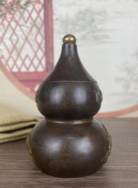 仿古铜避水兽瓶子摆件卫生间在西北角水淹天门厕所对厨镇水兽摆件