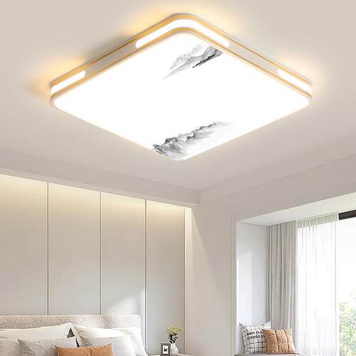 led正方形卧室灯超亮客厅吸顶灯简约现代2025年新款饭厅主卧灯具 - 图3