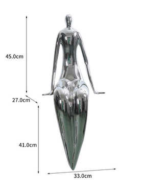 艺术抽象工艺品样板间售楼处美容院女人雕塑人像软装摆件装饰品