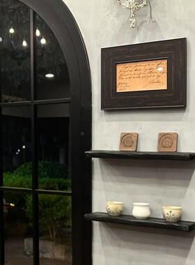 中古复古风装饰画小尺寸组合挂画饭厅歌德电视柜摆画化妆台鞋柜