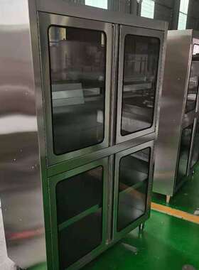 商用酒店厨房304不锈钢四门碗柜餐具橱柜收纳储物柜置物柜