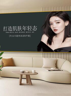 网红美容院形象背景墙面装饰品挂画 画高级感氛围布置拍照区轻奢