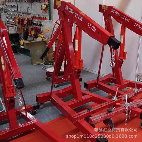 汽车发动机吊架折叠小吊机引擎吊机移动吊车起重手动2T3吨千斤顶 - 图2