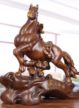 招财旺财马到成功摆件生肖马工艺礼品摆饰客厅高档办公室书房电视