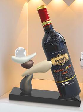 石来转边酒架奢酒柜摆件JRA6321桌面轻送礼客厅玄关餐柜运家居装