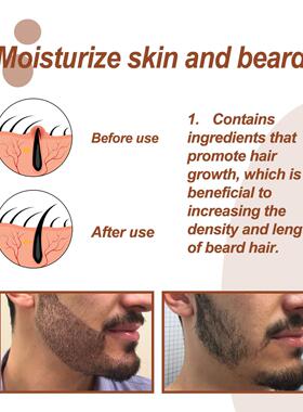 East Moon Mustache and Hair Care Liquid - Men's Mustache and