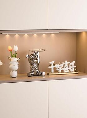 轻奢高档入户玄关钥匙收纳摆件家居客厅餐柜酒柜装饰品乔迁礼物