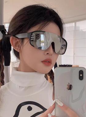 2024新款连体大框男女户外骑行登山滑雪防紫外线太阳镜潮