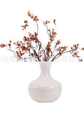 新中式现代树脂大花瓶插花花器摆件客厅茶几书桌玄关家居饰品摆件