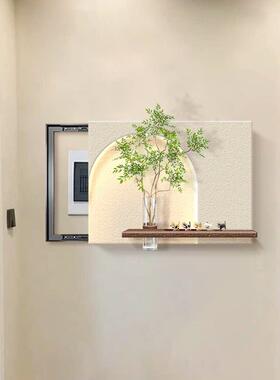 水培绿植电表箱盒装饰画立体砂岩配电箱电闸遮挡壁画创意玄关挂画