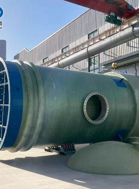 非标玻璃钢一体化泵站生活污水轻度化工酸废水污水提升输送泵站
