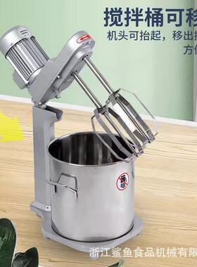 15升双轴台式商用电动蛋糕搅拌器打面粉搅拌器草鸡蛋糕打蛋机