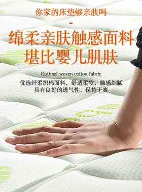 厂家直供天然米棕垫椰棕床垫aruijia2.2米榻榻床垫偏硬无胶压热乳