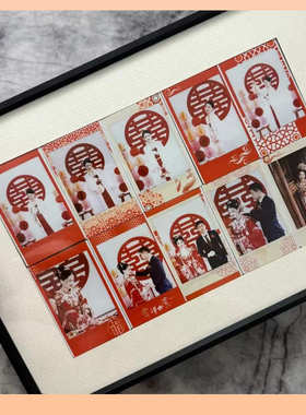 画框先生铝f合金拍立得相框彩虹相纸相框画框定 制相框摆台