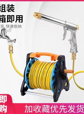 ZVJ厂纳家直销大号水管车收套园林浇花洗车工具四装季软管架绕管