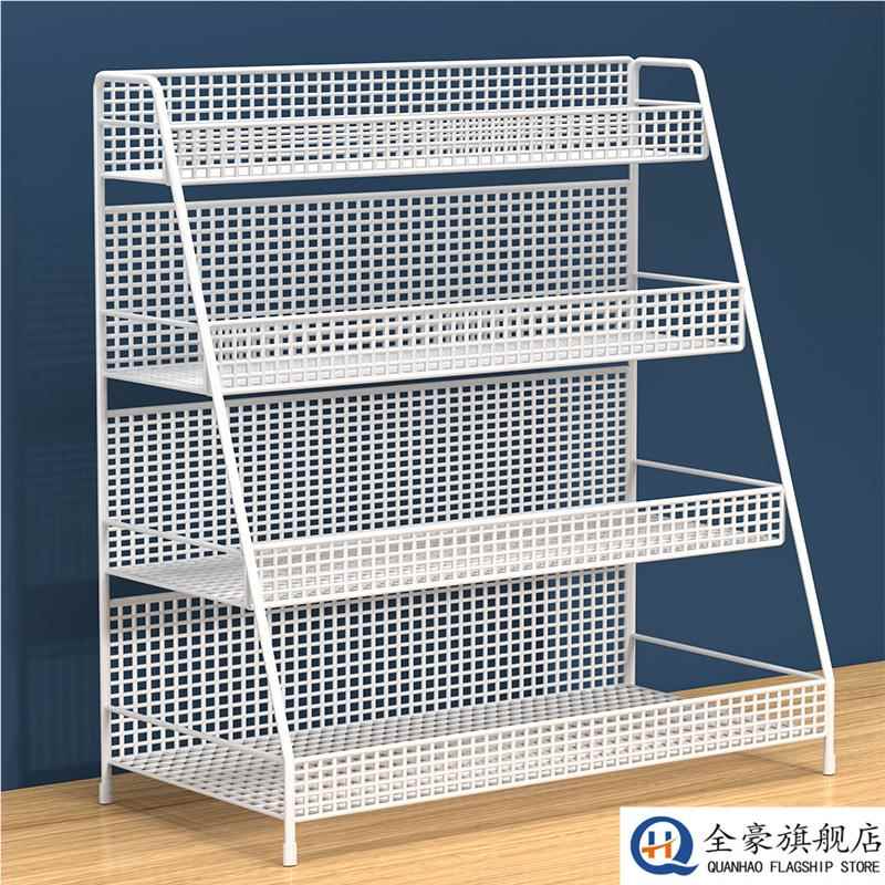 零食置物架桌面桌上放饮料水果多层收纳架子超市货架收银台展示架