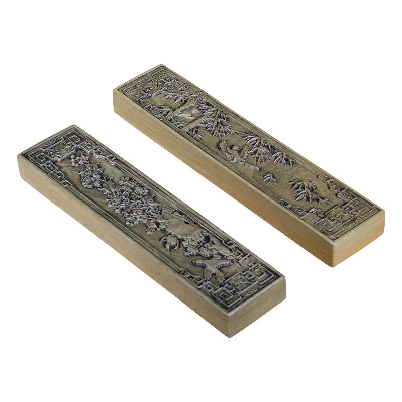 Source manufacturer natural raw stone green Duan Zhaoqing Duan inkstone brush rice paper calligraphy painting ruler ornaments