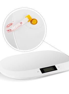 外贸新款新生儿体重电子秤带卷尺20kg迷你婴儿秤邮包称身高测量仪