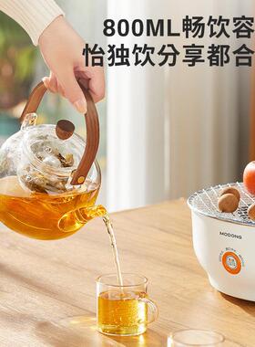摩动围炉煮茶电炉黑晶炉烤火炉套装室内家用全套冬日围聚炉子烤炉