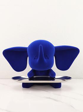 间代简约客小现飞象收纳托盘树脂摆件0300玄关厅样板电视柜家居装