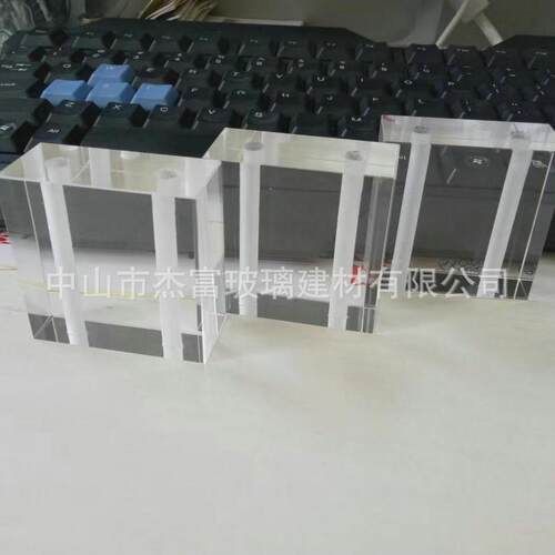 琉璃砖气泡装饰透明云雾玻璃砖浴室水晶方形空心装潢玻璃砖 - 图1