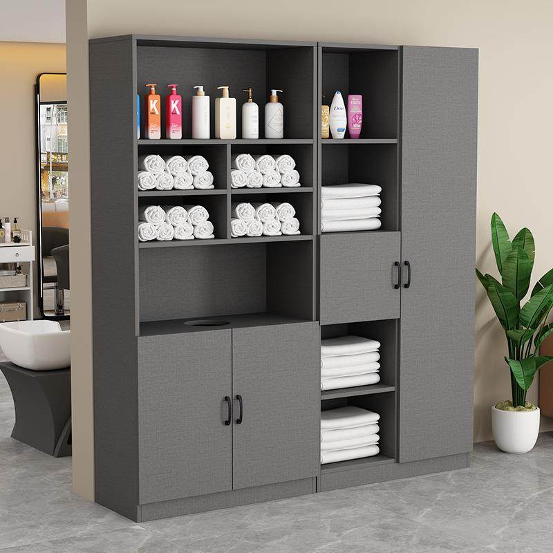 毛巾柜美发店顾客存包柜美容院产品展示柜理发店一体隔断柜背景柜,淘宝优惠券,粉丝福利购,淘宝优惠卷