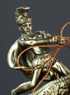 式树人脂骑欧马摆件家居餐SY201400厅客厅书房级感装饰工艺桌面高