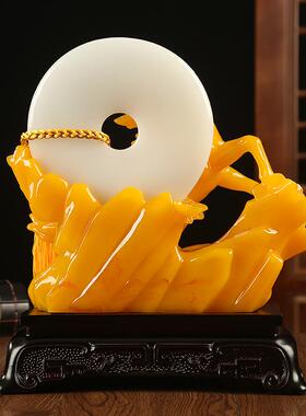 马到功成摆件家居客厅装饰品平安扣工艺品公司办公室摆设开业礼品