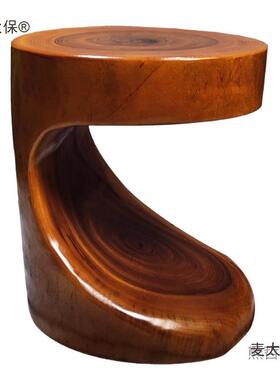 香子樟木木墩实木麦太保凳子根雕换花架件底座茶几木墩民宿阳台麦