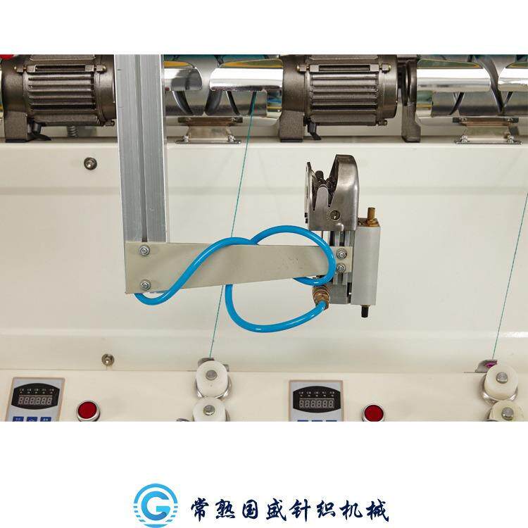 Changshu manufacturer supply DC loose type 6-spindle textile equipment winding machine high-speed rewinding machine