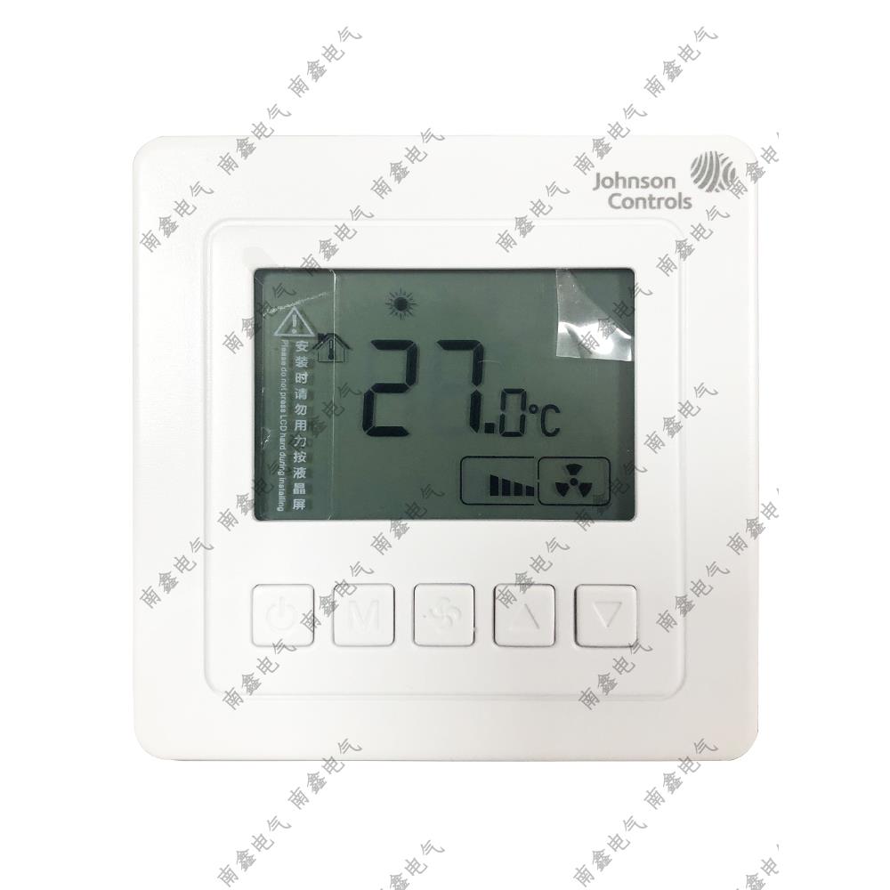 江森中央空调温控器Johnson风机盘管三速开关T5200-TB双温双控 - 图0