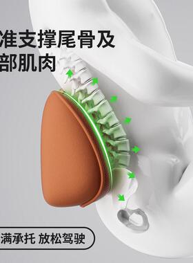 腰枕靠背垫 汽车腰靠垫主驾薄款夏季腰垫座椅靠垫腰枕护腰支撑车