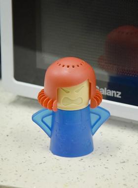【新家的一百个快递】愤怒妈妈微波炉清理器厨房装饰品摆件家用