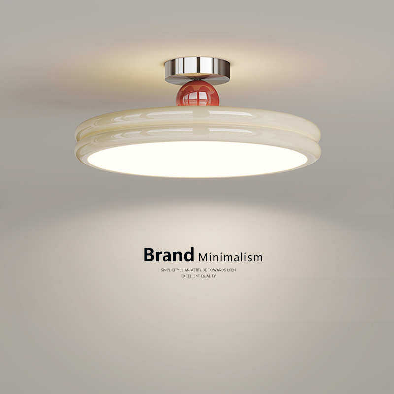 奶油风护眼卧室吊灯现代简约2024年新款中古高级感书房主卧吸顶灯,淘宝优惠券,粉丝福利购,淘宝优惠卷