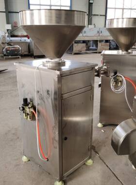 黑椒烤肠气动定量灌肠机肉制品加工全套设备玉米肠自动定量灌肠机