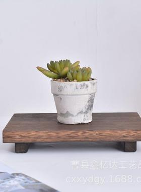 可移动复古绿植花盆花盆装饰摆件