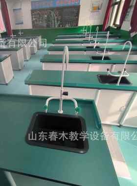 理化生实验室铝木实验室准备台实验台中小学生学校科学实验室