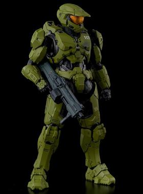 光环HALO可动PA改士官长手办斯巴达战士摆件约翰117机甲游戏模型