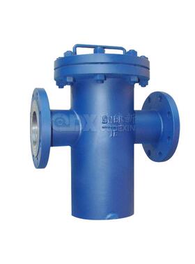 法兰式除污器提篮过滤器 碳钢法兰式过滤篮式直通平底过滤器厂家