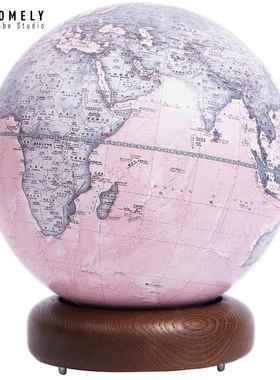 高档厅25CMHom elyGlob件e宏微地球书房客办公室桌面摆地球仪节日
