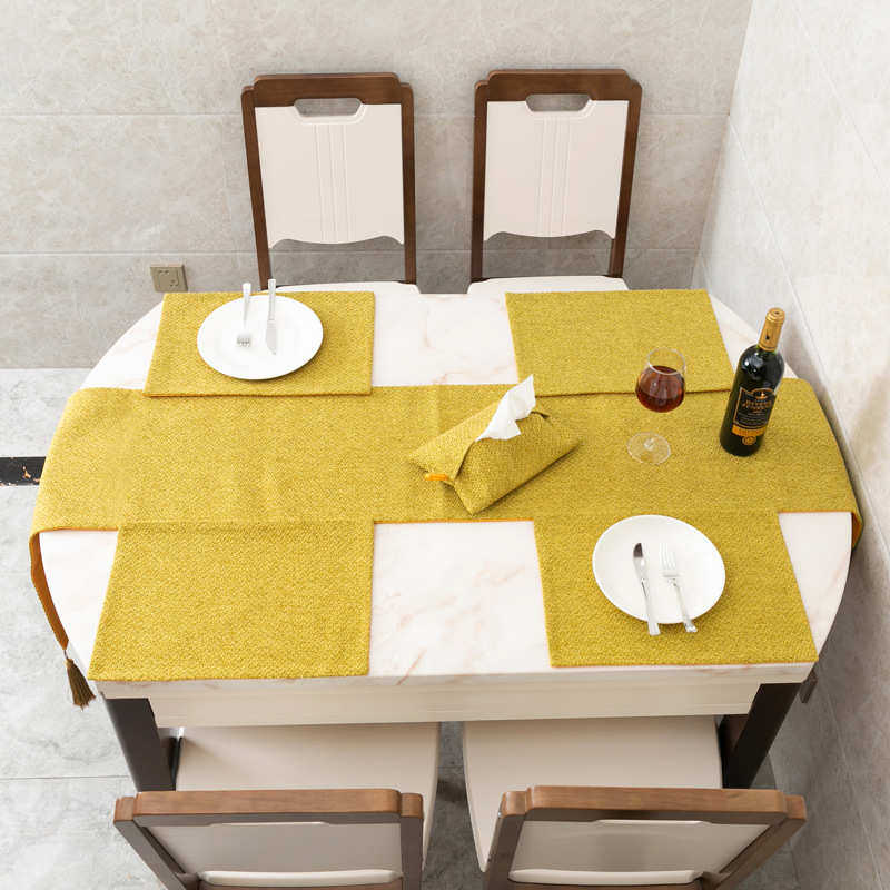 北欧现代简约纯色餐桌桌旗 美式双面纯棉茶几桌巾鞋柜电视柜搭巾,淘宝优惠券,粉丝福利购,淘宝优惠卷