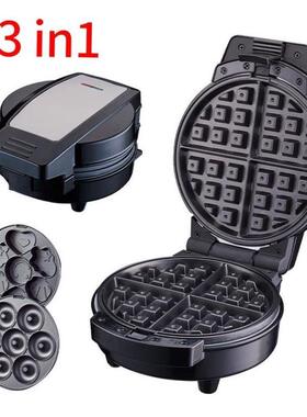 3 in 1 Waffle Cake Maker donut machine 华夫饼机蛋糕甜甜圈机